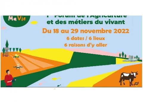 #TerreMaVie : 1er Forum pour les 16/25 ans dédié à l’Agriculture et aux Métiers du Vivant