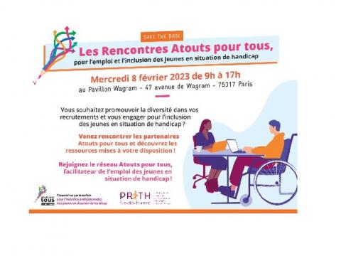 SAVE THE DATE - Les Rencontres Atouts pour tous - à destination des employeurs