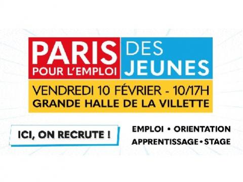 Salon Paris pour l'emploi des jeunes du 10/02