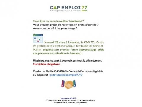 Forum Cap Emploi 77