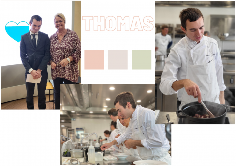 Thomas, commis de cuisine chez Biscornu