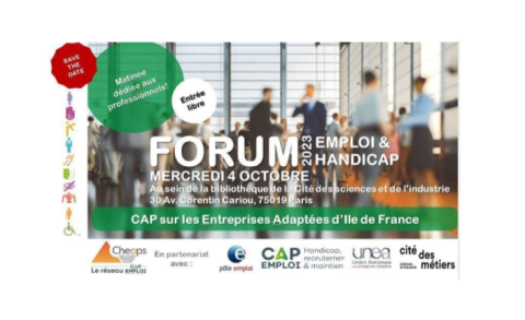 Forum 2023 emploi et handicap mercredi 4 octobre
