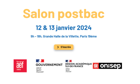 Salon Postbac 12 et 13 janvier 2024