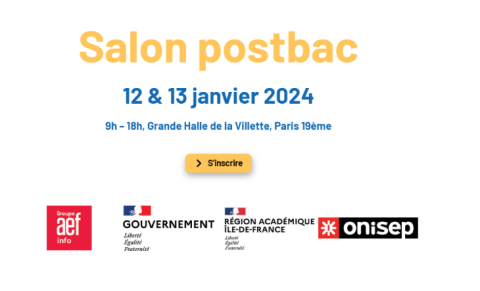 Salon Postbac  12 et 13 janvier 2024 