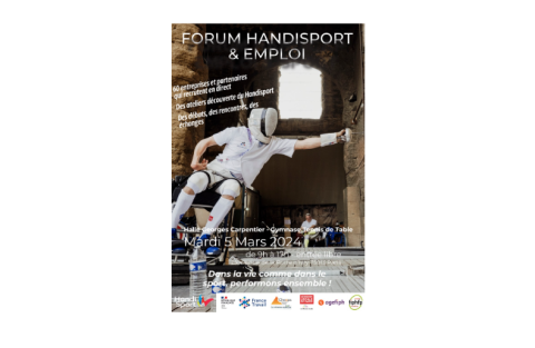 Forum handisport & emploi - mardi 05 Mars 2024