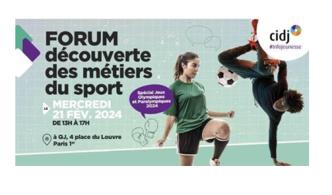 Forum CIDJ découverte métiers du sport 21/02