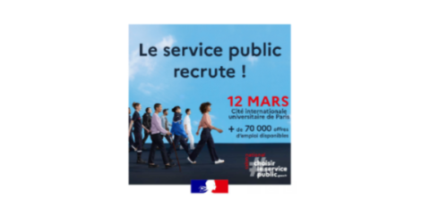 Le service public recrute ! - 12 Mars