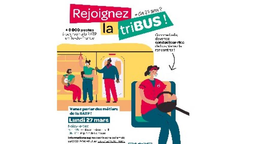 Evènement emploi: La Bus info de la RATP à Noisy-le-Sec