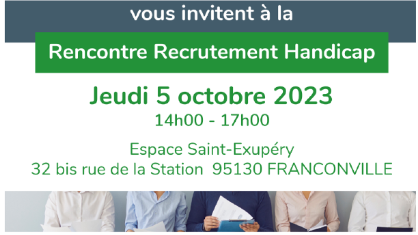 Rencontre Recrutement Handicap Jeudi 5 octobre 2023