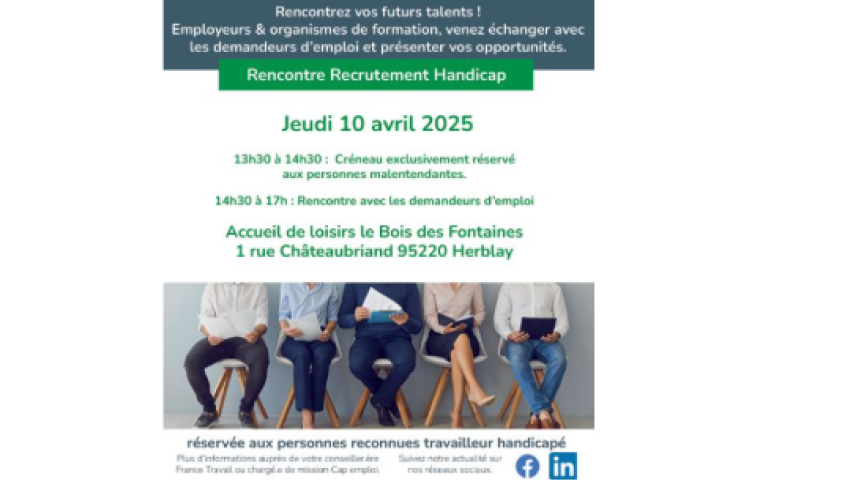 Rencontre recrutement handicap