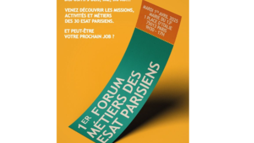 1er Forum métiers des ESAT Parisiens