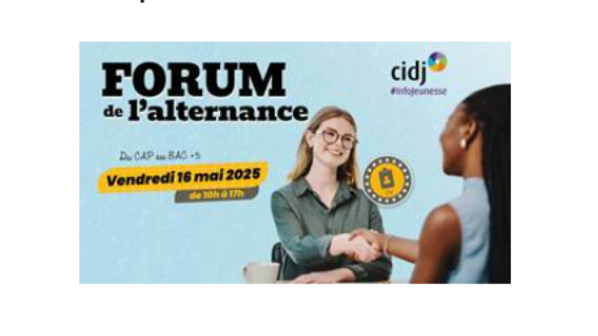 Forum alternance du CIDJ – 16 mai