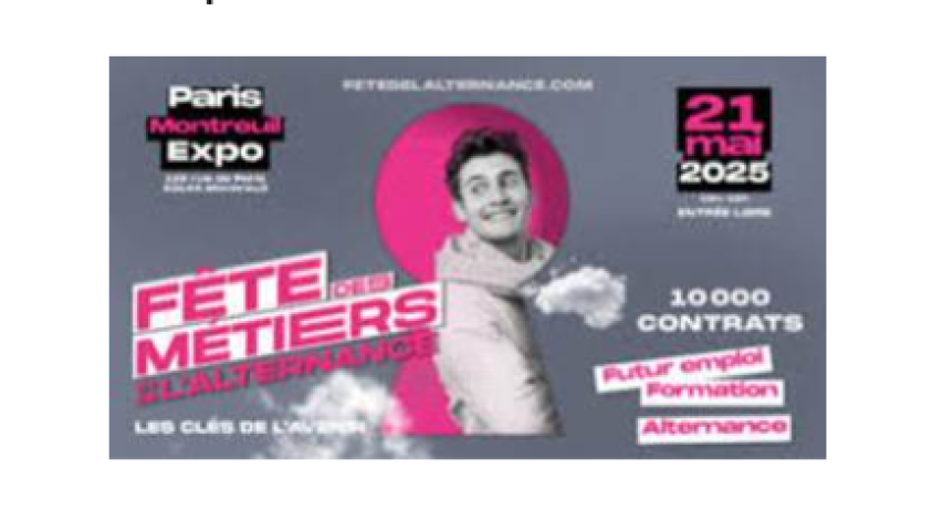 Forum Fête des métiers et alternance   – 21 mai