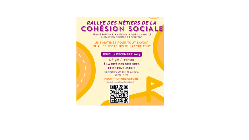 rallye métiers cohésion sociale
