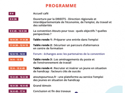 Invitation aux « Rencontres Atouts pour tous pour l’emploi et l’inclusion des jeunes en situation de handicap », le 8 février 2023 - PRITH Ile de France