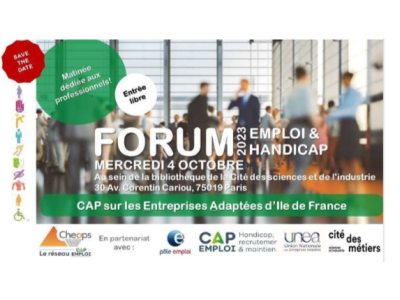 Forum 2023 emploi et handicap mercredi 4 octobre