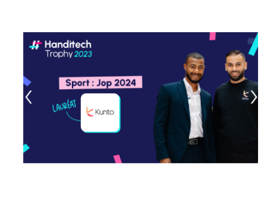 Lauréat JOP2024 du Handitech trophy - Kunto