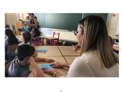 Dans une classe d'une école élémentaire du Val-de-Marne. Photo d'illustration. (MARION KREMP / MAXPPP)