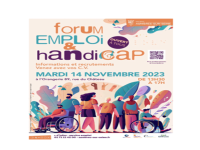 Forum Emploi et Handicap mardi 14 novembre 2023