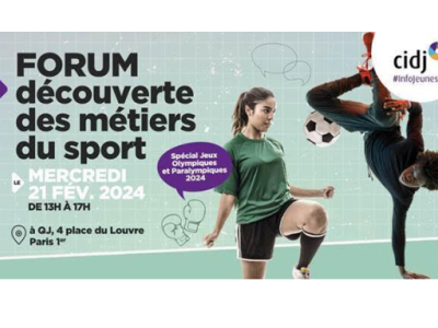 Forum CIDJ découverte métiers du sport 21/02