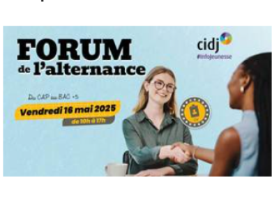 Forum alternance du CIDJ – 16 mai